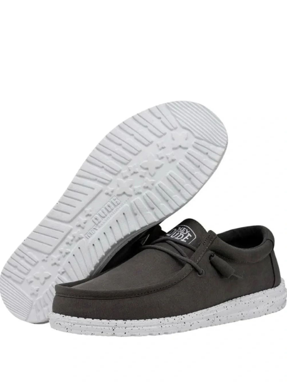 NEW Hey Dude Men's 12 Wally Slub Canvas Slip-On Loafers low top Sneakers Shoes